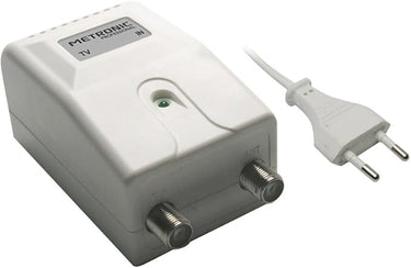 Metronic 414111 Fuente de alimentación para amplificadores de Antena, Blanco